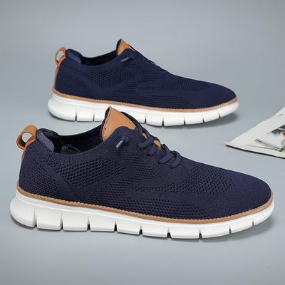 Corvain Pro - Wide & Non - Slip Comfort Shoe (Navy) - Comfort Fit