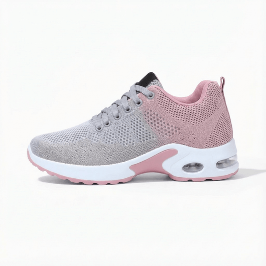 Kinova Flex - Ergonomic & Supportive Non - slip Shoes (Pink/Gray) - Comfort Fit