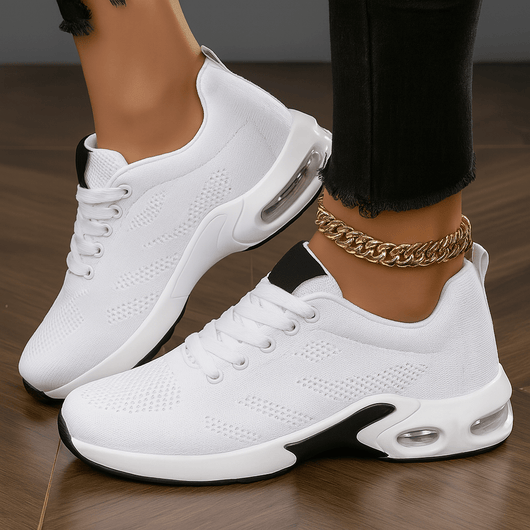 Kinova Flex - Ergonomic & Supportive Non - slip Shoes (White) - Comfort Fit