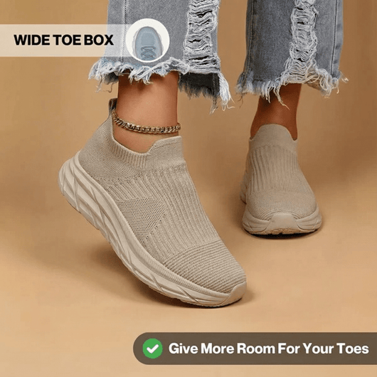 Luna Stride - Ergonomic Slip - On Comfort Shoes - Comfort Fit