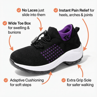 Nova Pro Ortho Shoes - Pain-Relief Support for Heel, Arch & Foot Pain