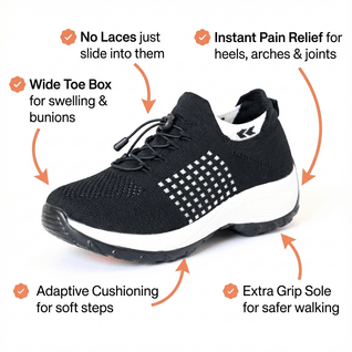 Nova Pro Ortho Shoes - Pain-Relief Support for Heel, Arch & Foot Pain