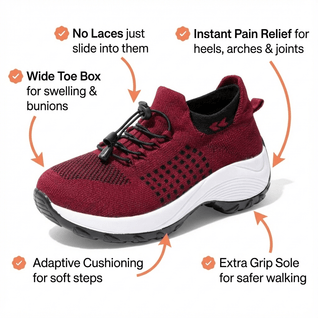 Nova Pro Ortho Shoes - Pain-Relief Support for Heel, Arch & Foot Pain