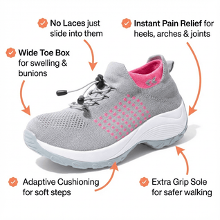 Nova Pro Ortho Shoes - Pain-Relief Support for Heel, Arch & Foot Pain