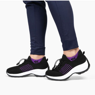Ortho Stretch Cushion Shoes - Black Purple (BOGO)