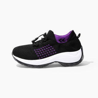 Ortho Stretch Cushion Shoes - Black Purple (BOGO)