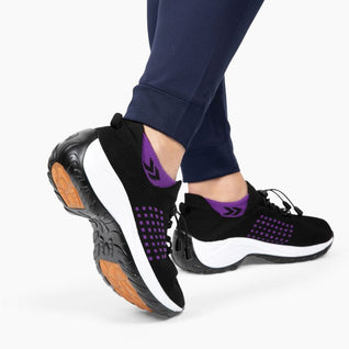 Ortho Stretch Cushion Shoes - Black Purple (BOGO)