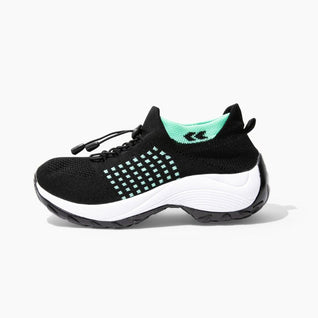 Ortho Stretch Cushion Shoes - Black Sky Blue (BOGO)