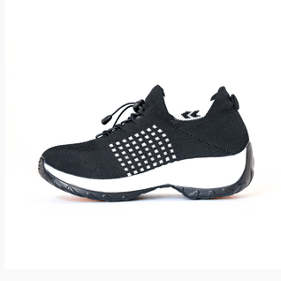 Ortho Stretch Cushion Shoes - Black White (BOGO)