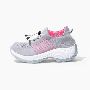Ortho Stretch Cushion Shoes - Gray Pink (BOGO)