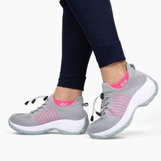 Ortho Stretch Cushion Shoes - Gray Pink (BOGO)
