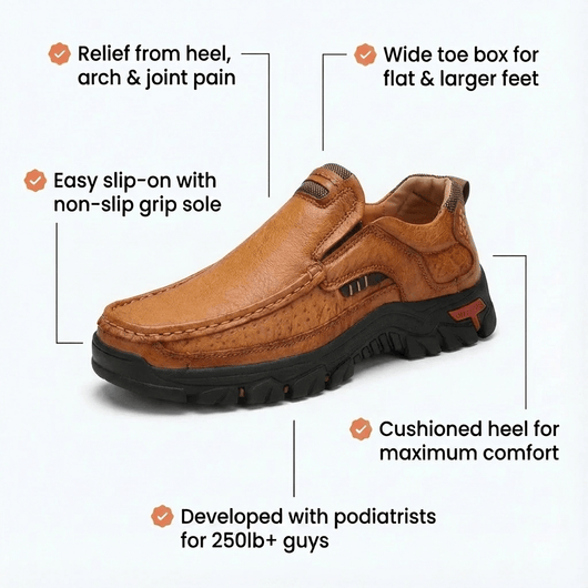 The Milan Lux - Wide Fit & Stretch Shoe - Comfort Fit